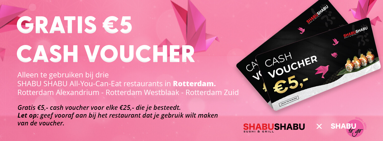 Crossover actie Shabu To Go & Shabu Shabu